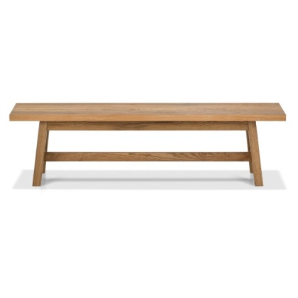 Bentley Designs Camden Rustic Oak Small Bench
