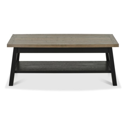 Bentley Designs Camden Weathered Oak & Peppercorn Coffee Table
