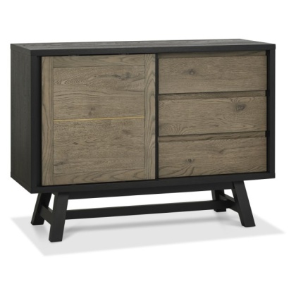 Bentley Designs Camden Weathered Oak & Peppercorn Narrow Sideboard