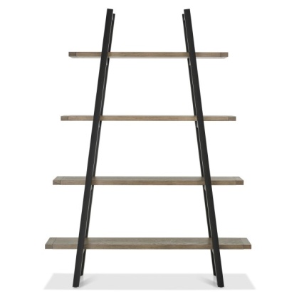 Bentley Designs Camden Weathered Oak & Peppercorn Open Display