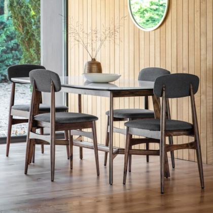Gallery Barcelona Dining Table + 4 Chairs