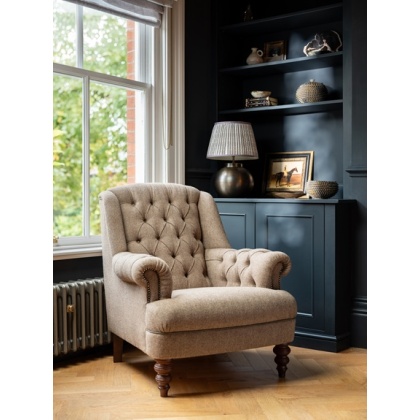 Tetrad Harris Tweed Arbroath Accent Chair - Option C - All Hide Tetrad Harris Tweed Arbroath Accent Chair - Option C - All Hide
