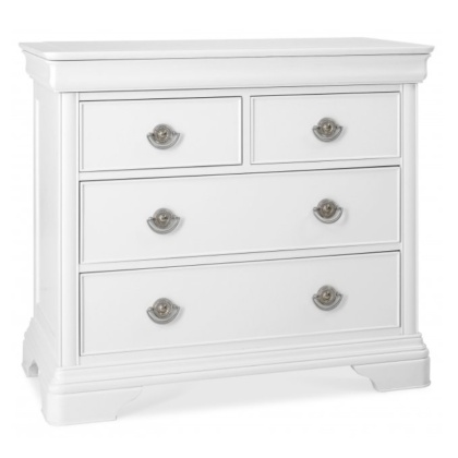 Bentley Designs Chantilly White 2+2 Drawer Chest