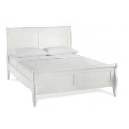 Bentley Designs Chantilly White Panel Double Bed Frame 135cm