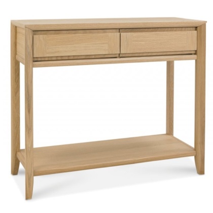 Bentley Designs Bergen Oak Console Table With Drawer Bentley Designs Bergen Oak Console Table With Drawer