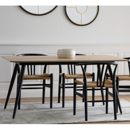 Gallery Direct Astley Oak 160cm Dining Table