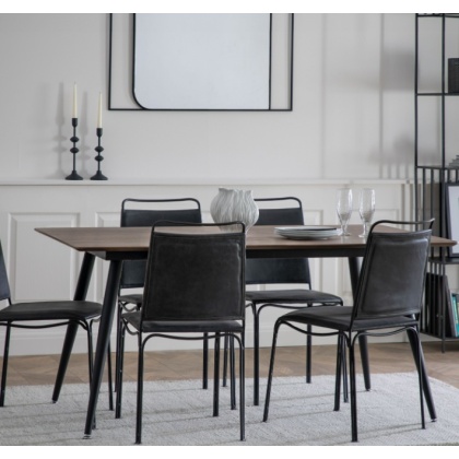 Gallery Direct Astley Walnut 160cm Dining Table