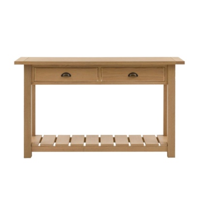 Gallery Direct Eton Natural 2 Drawer Console Table