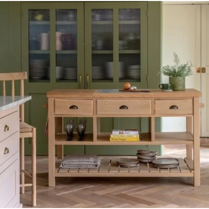 Gallery Direct Eton Natural Kitchen Island
