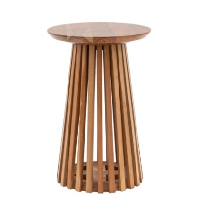 Gallery Direct Brookland Slatted Side Table Gallery Direct Brookland Slatted Side Table