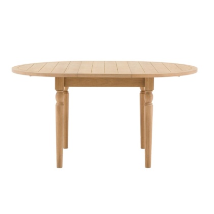 Gallery Direct Eton Natural Round Extending Dining Table