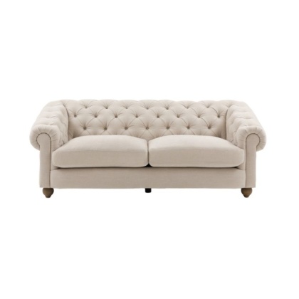 Gallery Direct Chesterfield 3 Seater Sofa - Willow Dusty Gallery Direct Chesterfield 3 Seater Sofa - Willow Dusty