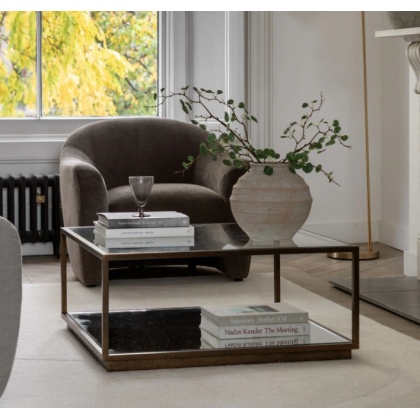 Gallery Direct Avento Bronze Glass Coffee Table