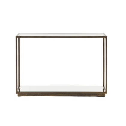 Gallery Direct Avento Bronze Glass Console Table