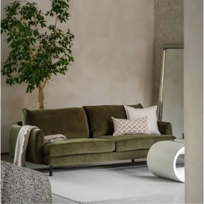 Gallery Direct Clerkenwell 4 Seater Sofa - Verona Seaweed