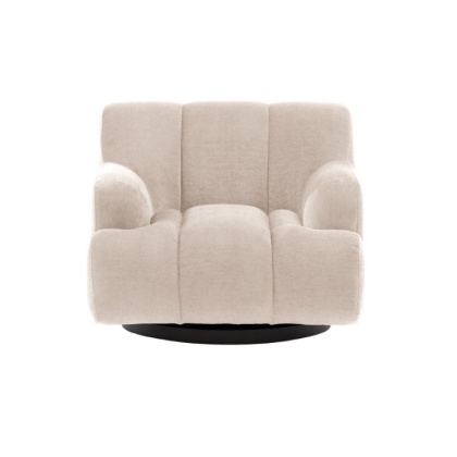Gallery Direct Como Swivel Armchair - Verona Ghost
