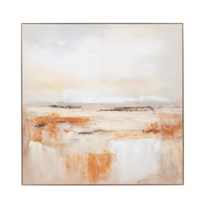 Warm Haze Framed Canvas Wall Art