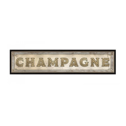 Gallery Direct Champagne Mirrored Typography Wall Art – Gold Statement Frame
