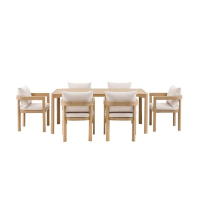 Gallery Direct Madeira 6 Seater Dining Set