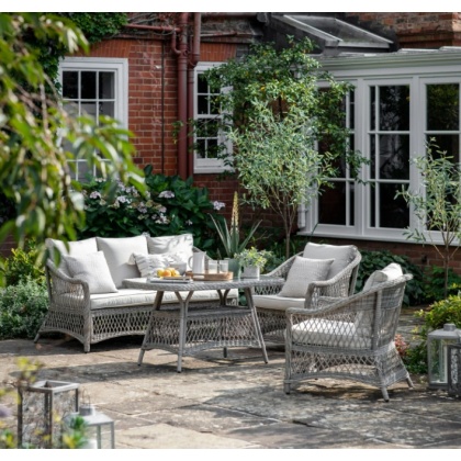 Gallery Direct Menton Country Sofa Dining/Tea Set Stone