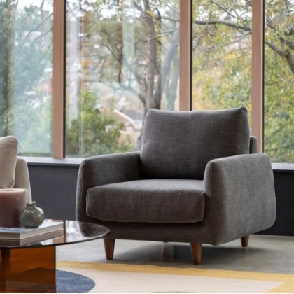 Gallery Direct Oakwood Armchair - Willow Dusty Gallery Direct Oakwood Armchair - Willow Dusty
