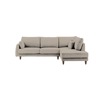 Gallery Direct Oakwood Chaise Sofa RHF - Willow Dusty