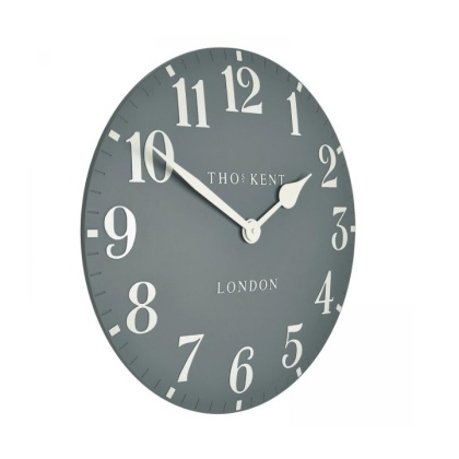 Thomas Kent Arabic 20inch Large Wall Clock Flax Blue