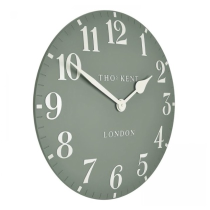 Thomas Kent Arabic 20inch Large Wall Clock Seagrass