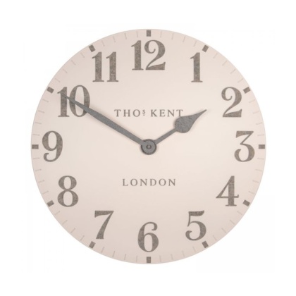 Thomas Kent Arabic 20inch Large Wall Clock Shy Pink