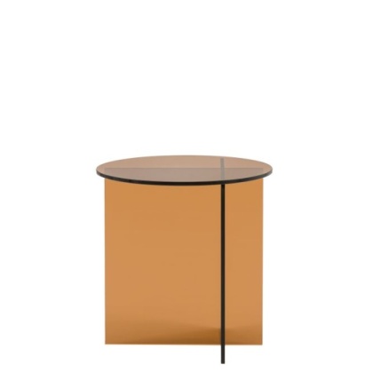 Gallery Direct Parioli Glass Side Table Bronze