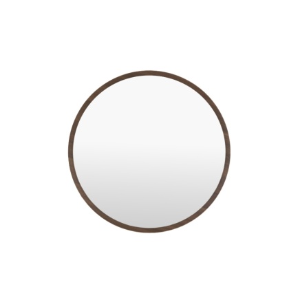 Gallery Direct Helsinki Round Mirror - Walnut Gallery Direct Helsinki Round Mirror - Walnut