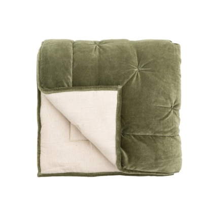Gallery Opulent Velvet Bedspread - Green
