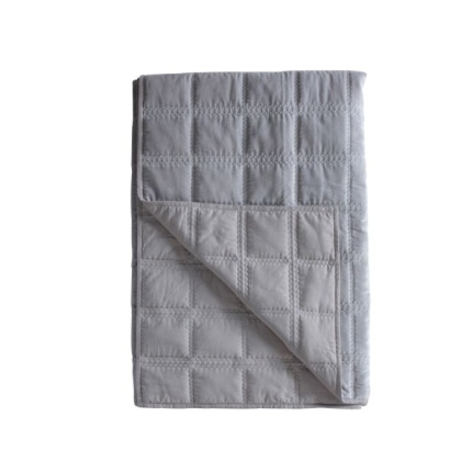 Gallery Quilted Cotton Bedspread - Grey