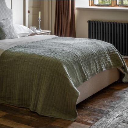 Gallery Alcove Gauze Bedspread - Sage Gallery Alcove Gauze Bedspread - Sage