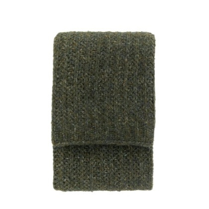 Gallery Luxury Melange Knit Throw - Khaki