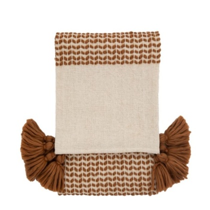 Gallery Dolby Woven Throw - Rust