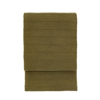 Gallery Florence Knit Throw - Olive