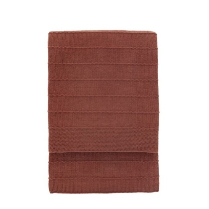 Gallery Florence Knit Throw - Nutmeg