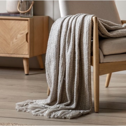 Gallery Dolby Woven Throw - Natural