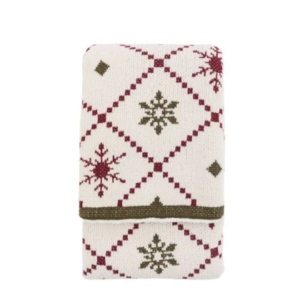 Gallery Fairisle Chenille Knit Throw Gallery Fairisle Chenille Knit Throw