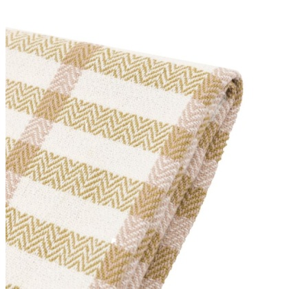 Gallery Avro Grid Woven Throw - Green / Rust Gallery Avro Grid Woven Throw - Green / Rust