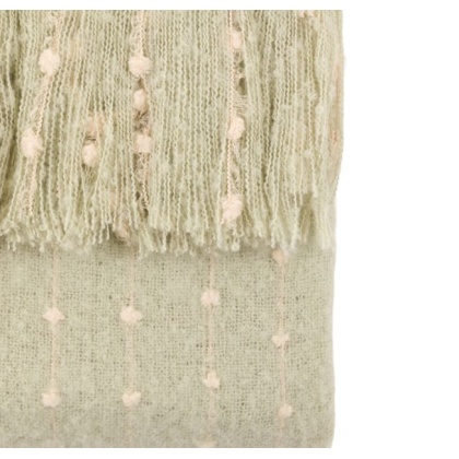 Gallery Dottie Faux Mohair Throw - Sage Gallery Dottie Faux Mohair Throw - Sage