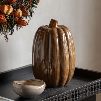 Gallery Ceramic Pumpkin Rust Gallery Ceramic Pumpkin Rust