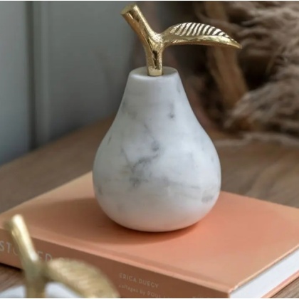 Gallery Perla Marble Pear White Gallery Perla Marble Pear White