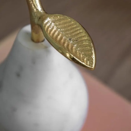 Gallery Perla Marble Pear White Gallery Perla Marble Pear White