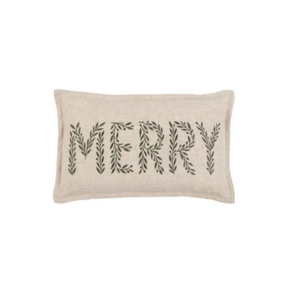 Gallery Woodland Embroidered Merry Cushion Gallery Woodland Embroidered Merry Cushion