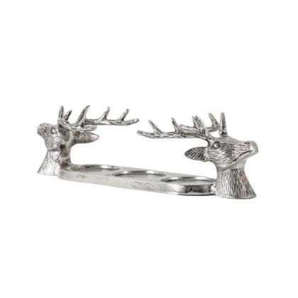 Gallery Stag Candleholder Aluminium Gallery Stag Candleholder Aluminium