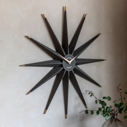 Thomas Kent North Star Wall Clock Warm Grey Thomas Kent North Star Wall Clock Warm Grey