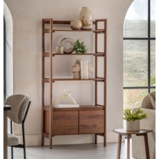 Gallery Direct Madrid Open Display Walnut Gallery Direct Madrid Open Display Walnut