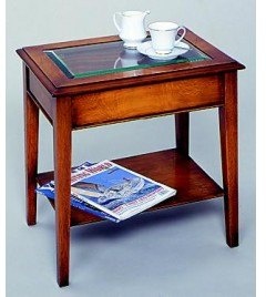 Bradley 827 Glass Top End Table